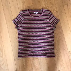 Madewell striped baby tee